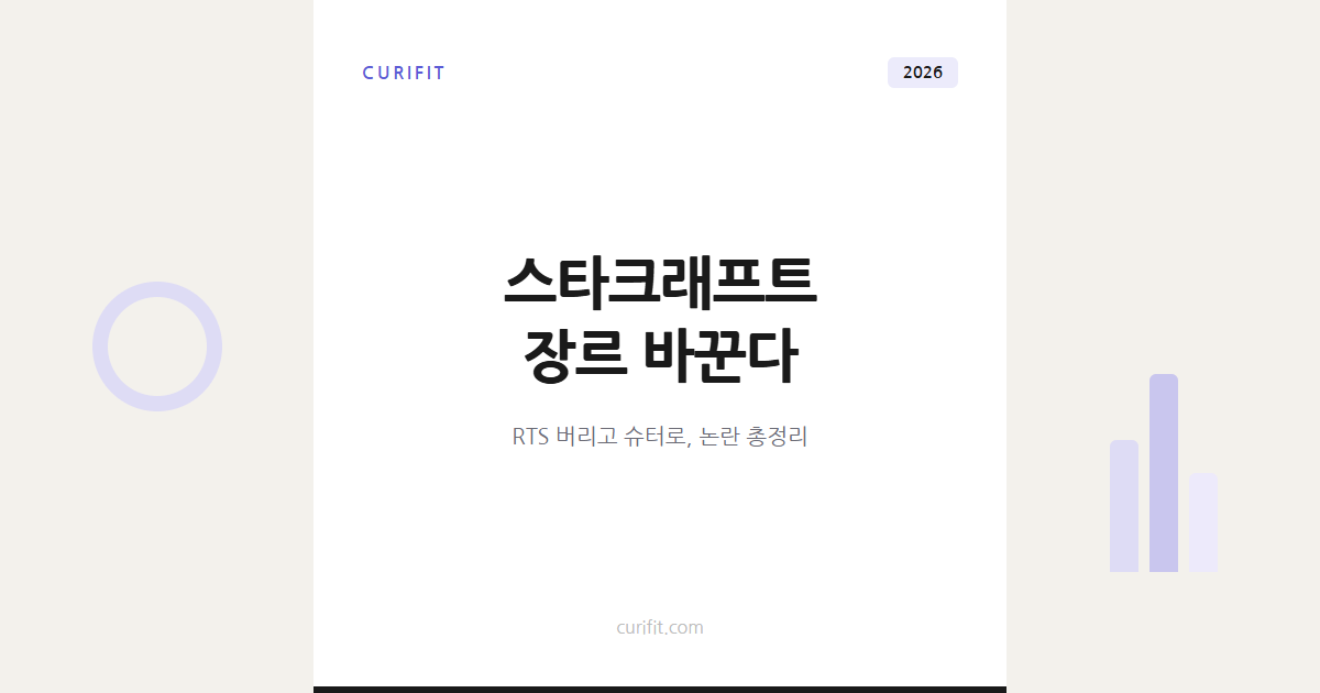 스타크래프트 신작 논란 총정리, RTS 버리고 슈터 된 이유