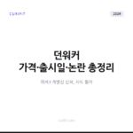 던워커 가격·출시일·평가 총정리, 위쳐3 개발진 신작 논란까지